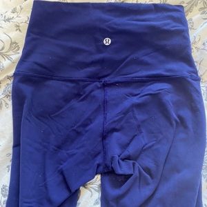 Lululemon wunder under 3/4 length high waisted tights